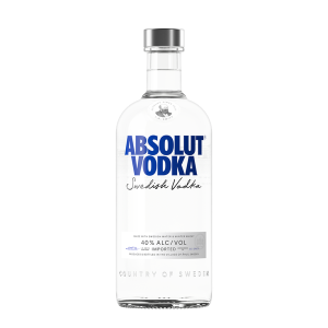 Absolut: Vodka - ABV: 40%