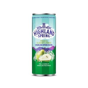 Highland Spring: Pear & Elderflower Sparkling - 330ml - ABV: 0%