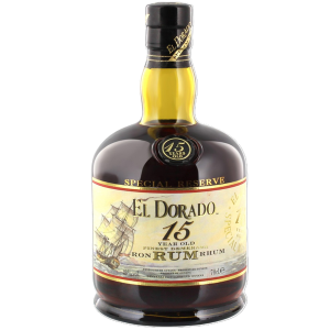 El Dorado: 15 YO Rum - 750ml - ABV: 43%