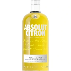 Absolut: Citron - Case of 12 - 1LT - ABV: 40%